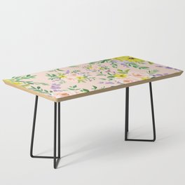 Floral Nature Vibes Pattern Coffee Table