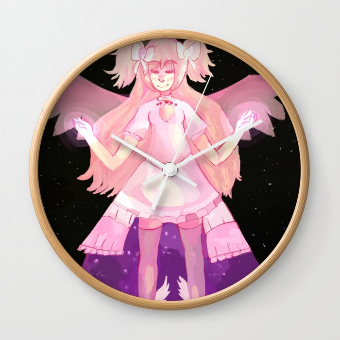 Puella Magi Madoka Magica Madoka Kaname Goddess Form Pillow Wall Clock By Steamfishesprints Society6 190489 drawings on pixiv, japan. puella magi madoka magica madoka kaname goddess form pillow wall clock by steamfishesprints