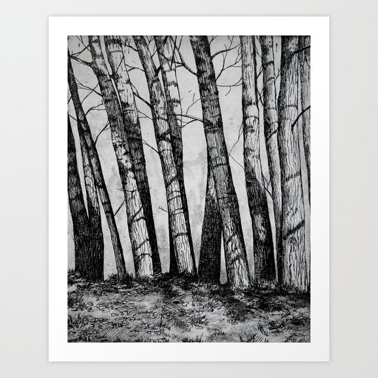The Row Art Print