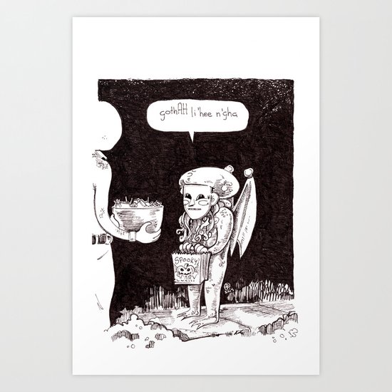 Cthulhu-ween Art Print