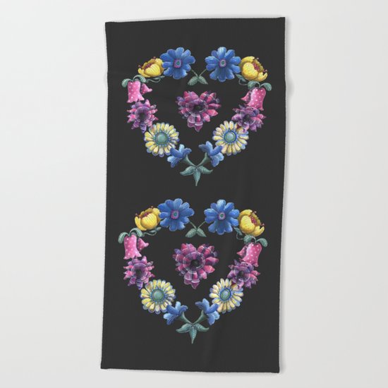 The Heart of It 2 Beach Towel