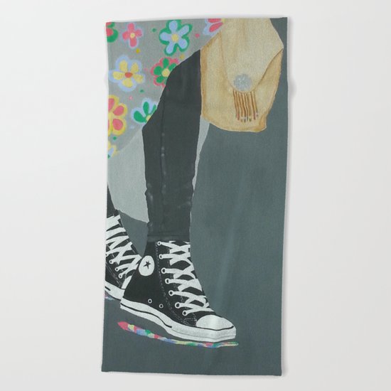 70's Vibe Beach Towel