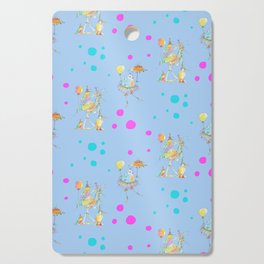 Lily White's Party- Party Birds 5 Cutting Board