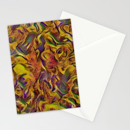 The Pineal Experience - multicolor rainbow abstract swirls  Stationery Card
