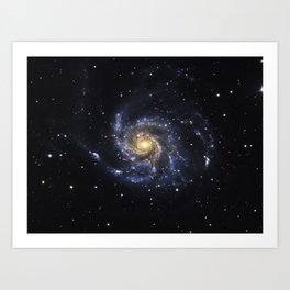 Spiral Galaxy M101 Art Print