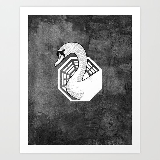 Swan Art Print
