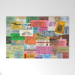 I miss concerts - ticket stubs Welcome Mat