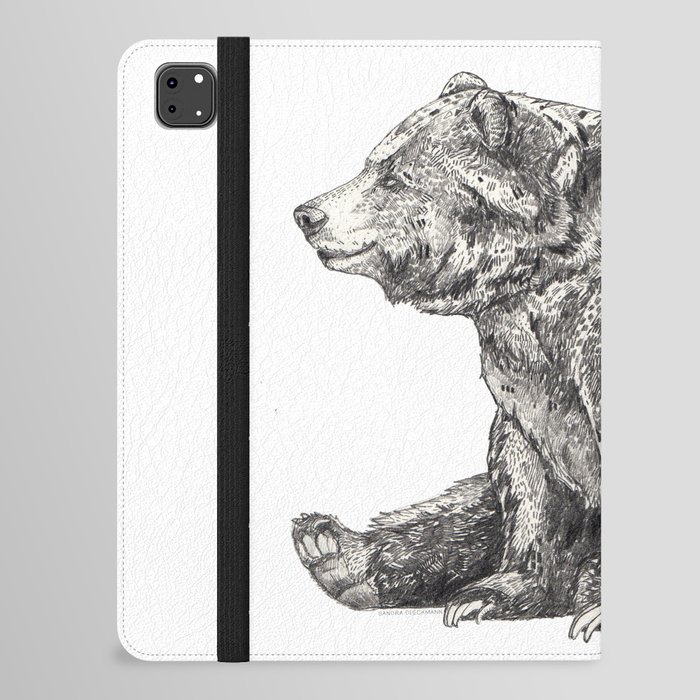 Bear // Graphite iPad Folio Case