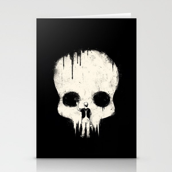 Paint it Black Stationery Cards
