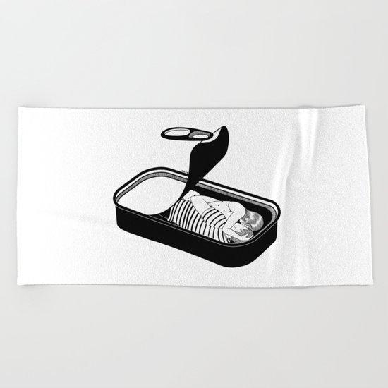 Canned Memories Beach Towel