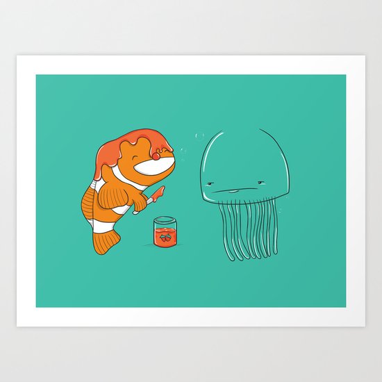 Jellyfish Art Print
