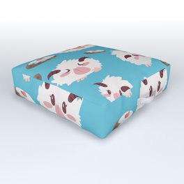 Poros and Cookies Outdoor Floor Cushion
