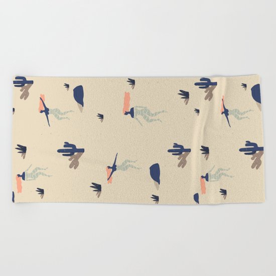 Dezert swim Beach Towel