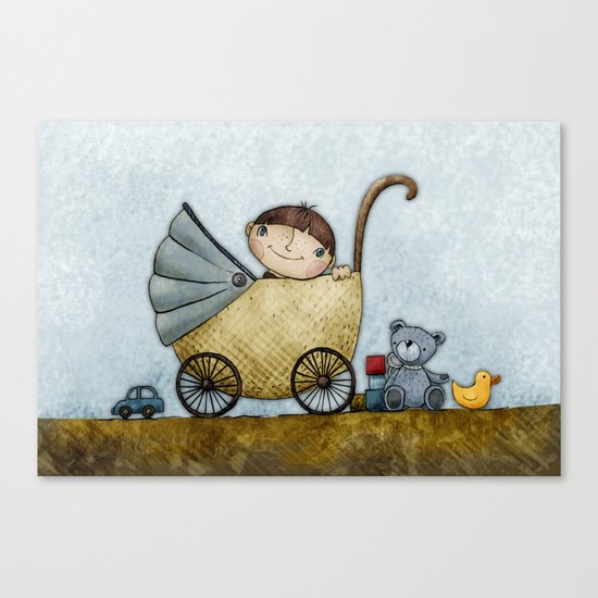Happy Boy Canvas Print