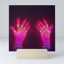 Psychedelic Energy Hands 4 (GIF) Mini Art Print