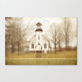 Country Church Canvas Print