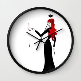 Red Queen Wall Clock
