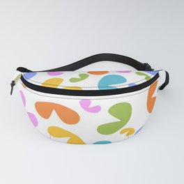 Colorful Hearts Fanny Pack