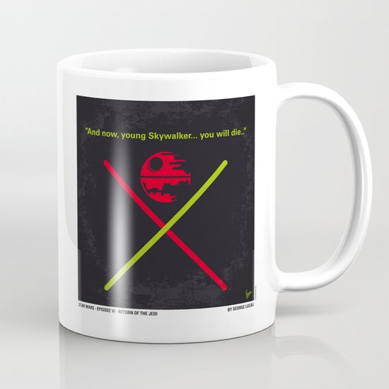No156 My STAR Episode VI Return of the Jedi WARS minimal movie poster Mug