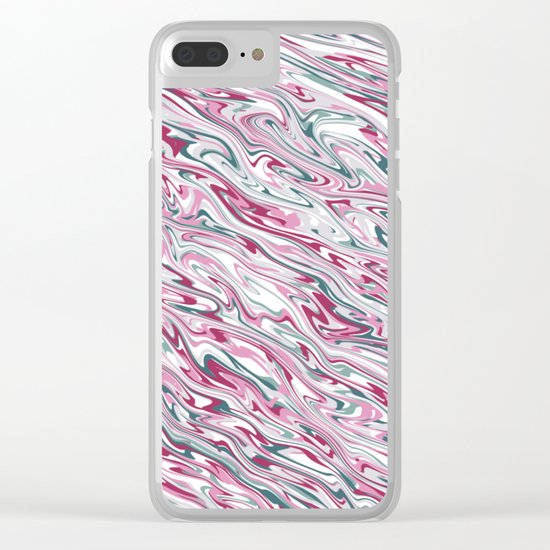 Abstract 313 Clear iPhone Case