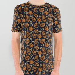 Pumpkin Party All Over Graphic Tee