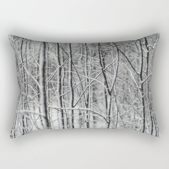 Frosted Forest Rectangular Pillow