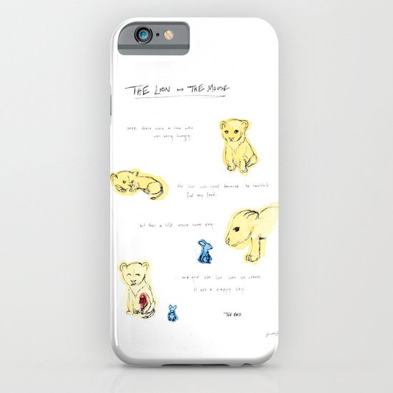 the lion and the mouse. iPhone & iPod Case