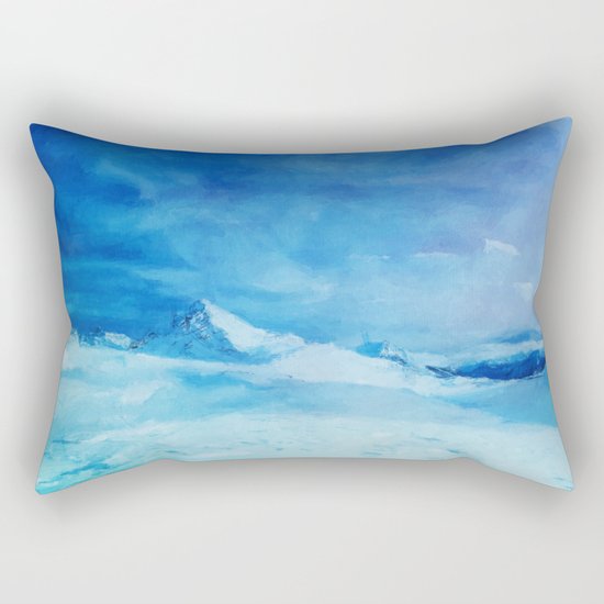 Huge and blue Rectangular Pillow