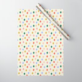 September Polka Dots in Cream Wrapping Paper