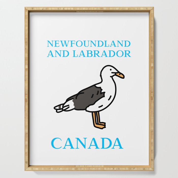 Newfoundland and Labrador, Seagull Serving Tray