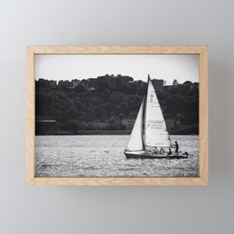 Learning to Sail Framed Mini Art Print