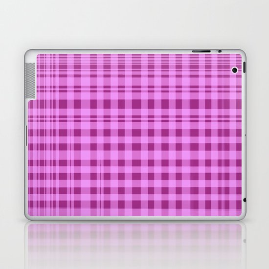 Purple Checkers. Laptop & iPad Skin