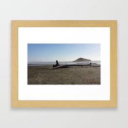 tofino beach Framed Art Print