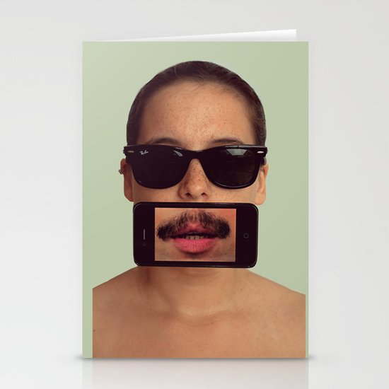 mustache~ Stationery Cards