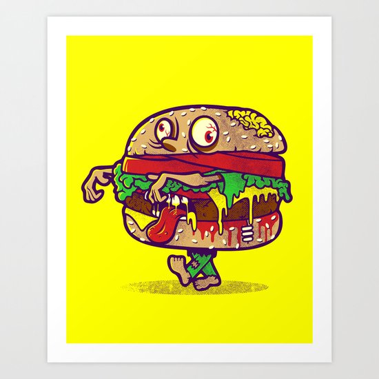 ZOMBURGER Art Print