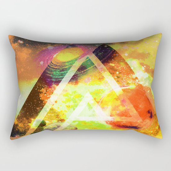 space triangles Rectangular Pillow