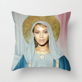Our Lady of Flawlessness Throw Pillow