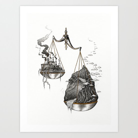 Justice Art Print