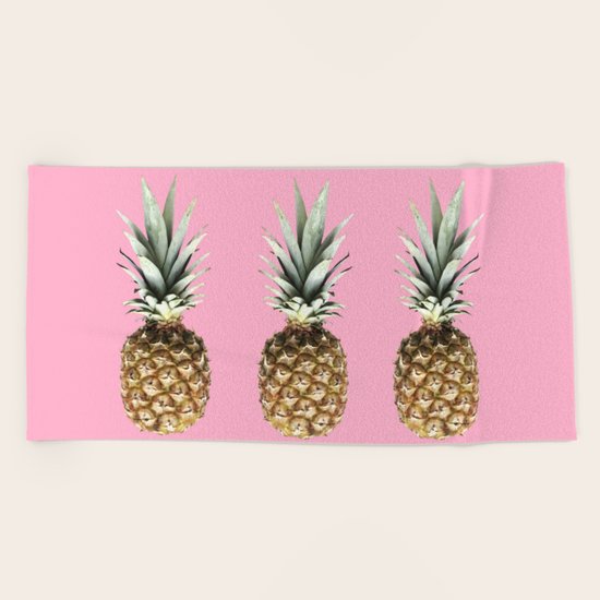 Pineapples Beach Towel