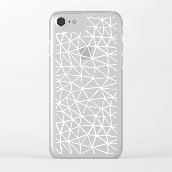 Seg R Black Clear iPhone Case