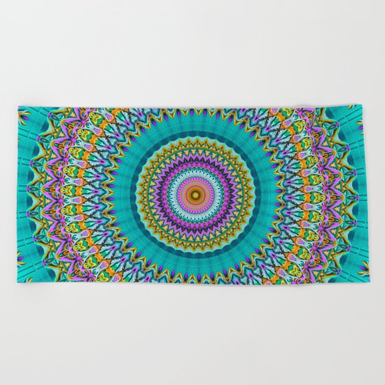 dreaming mandala Beach Towel