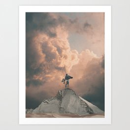 Lone Wayfarer Art Print