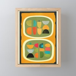 Modern Abstract Geometric Art 27 Framed Mini Art Print