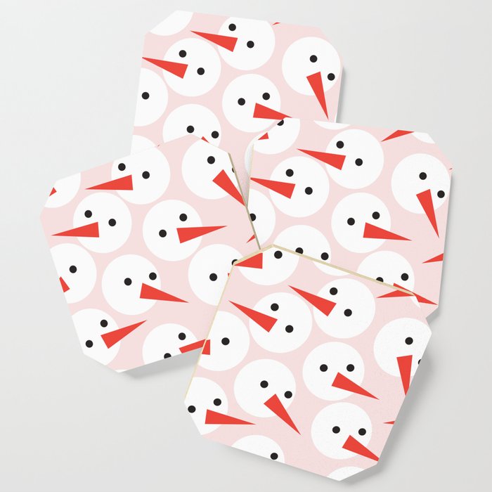 Snowman pattern Coaster