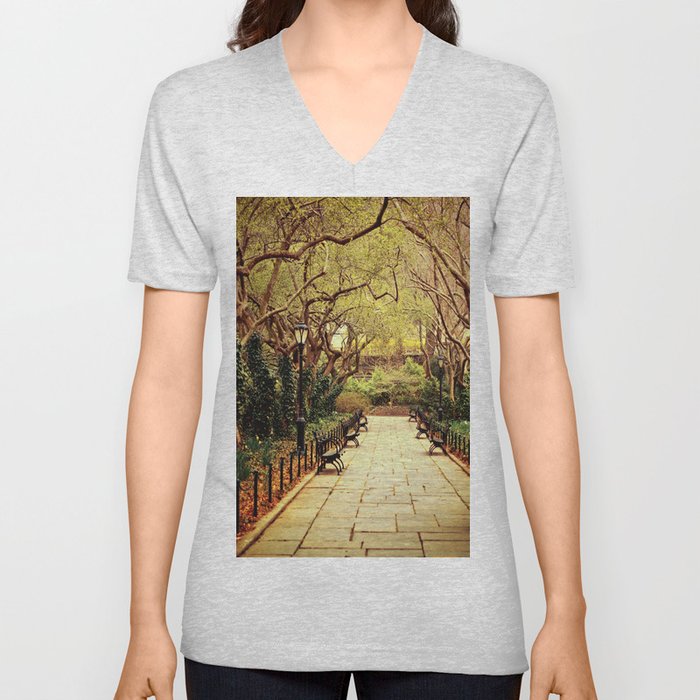 Central Park V Neck T Shirt