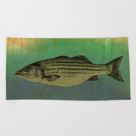 A Fish Beach Towel