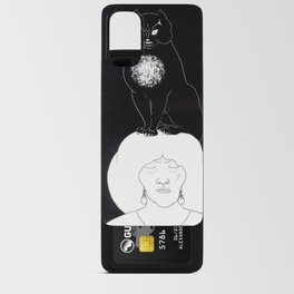  Black Cat - Aubrey Beardsley Android Card Case