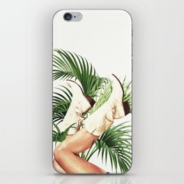 These Boots - Palm Leaves iPhone Skin