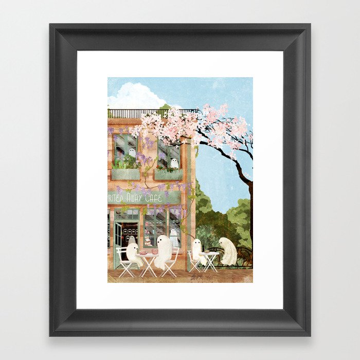 Ghost Cafe Framed Art Print