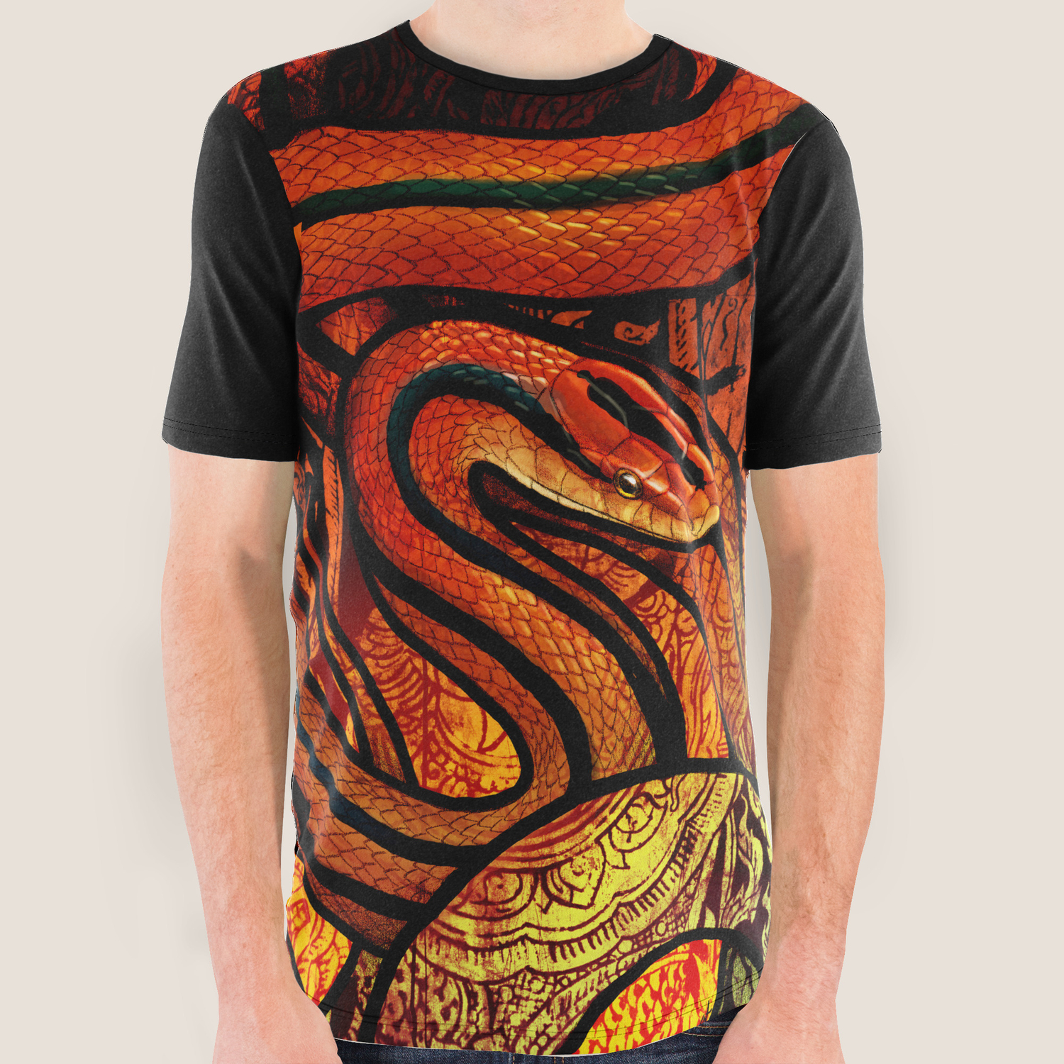 Thai Red Mountain Racer All Over Graphic Tee By Culpeofox Society6